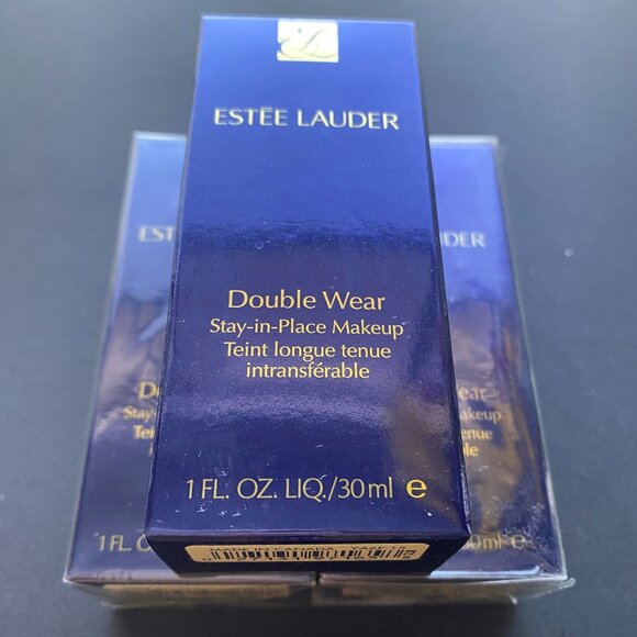 Estee Lauder Double Wear Makeup Foundation LOT of 3 in Shade 1C0 Shell - Picture 1 of 11
